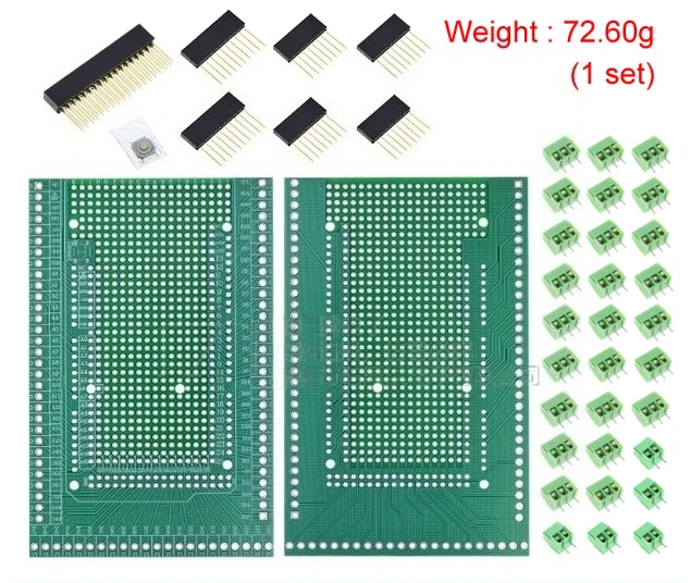 Arduino MEGA2560 Pin Expansion Board Assembly Prototype Socket Kit Soldered Finished Product