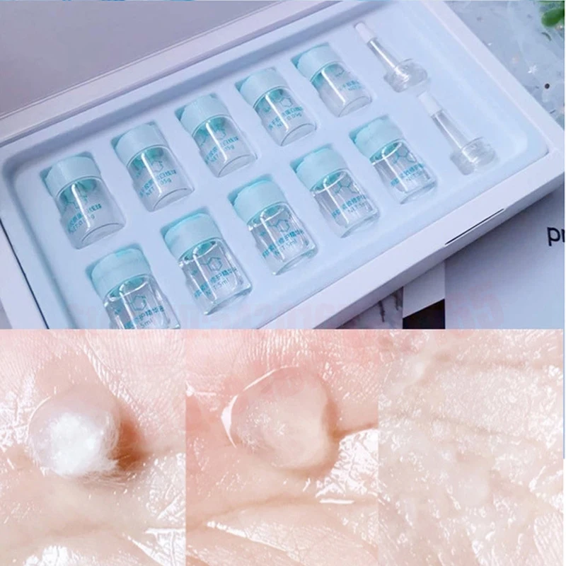 

Korea Facial Hydrolyzed Silk Protein Collagen Thread Ball Serum Moisturiz Hydration Lifting Firm Fine lines Essence SkinCare