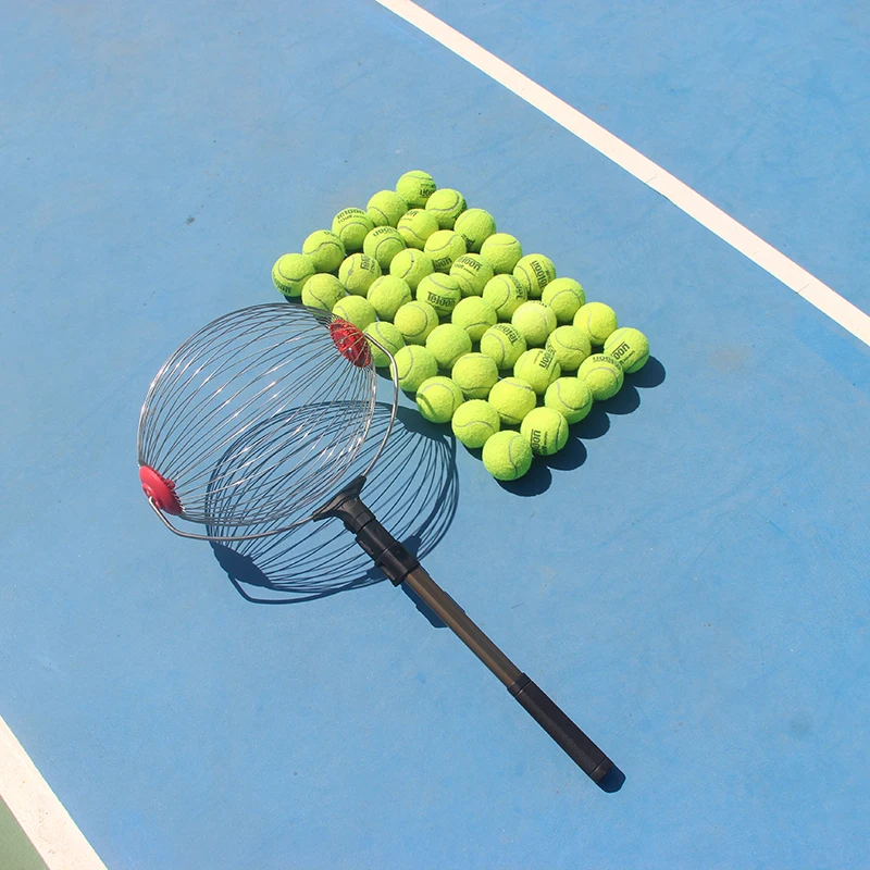 Wholesale Stainless Steel Tennis Ball Pick up Tennis Ball Picker Collectorpromote sales