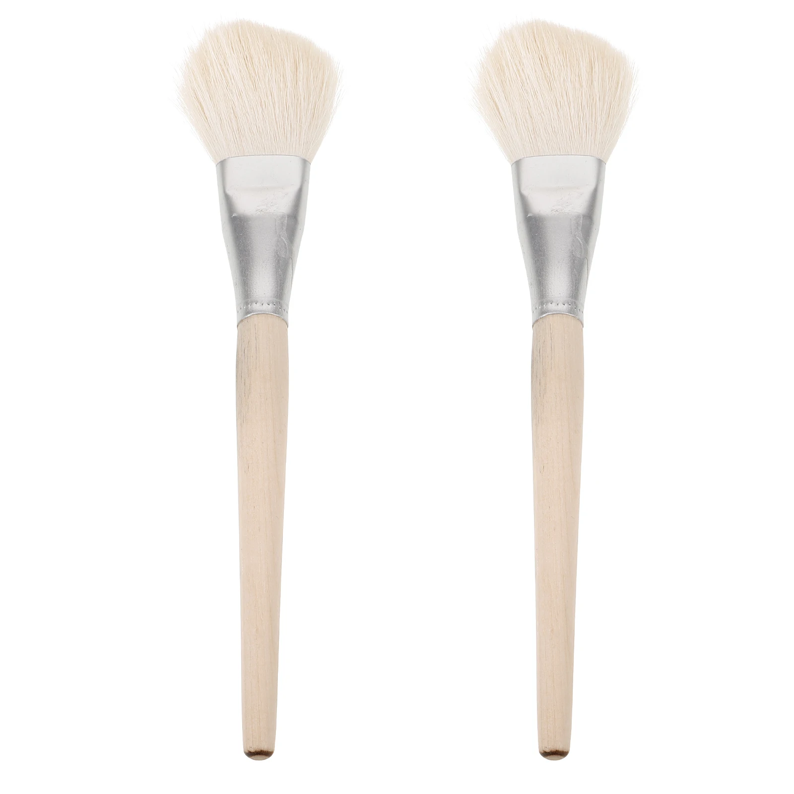 

2Pcs Soft Brushes for Acrylic Art Gilding Silvering Brush For Painting Clay Paint Brush Crafting Teaching Tools