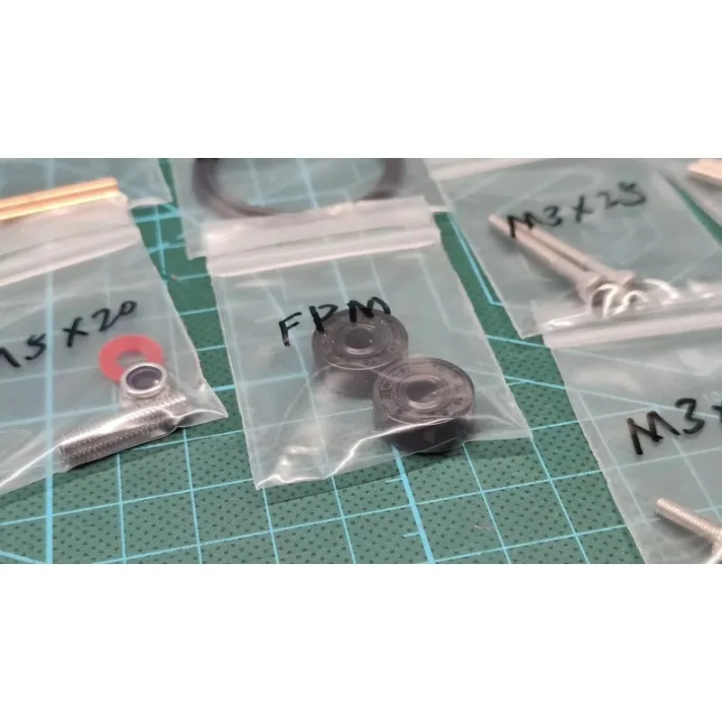3D Printed Jet Kart Boat Build Parts ,Full Set Metal Hardware Kit for M-Jet 35 Jet Drive Pump  Propulsion System Accessories