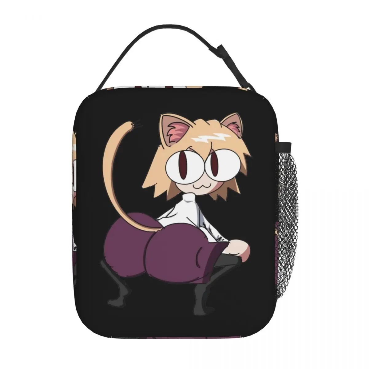 Neco Arc Meme Insulated Lunch Bags Thermal Bag Reusable Anime Portable Tote Lunch Box Food Storage Bags Beach Outdoor