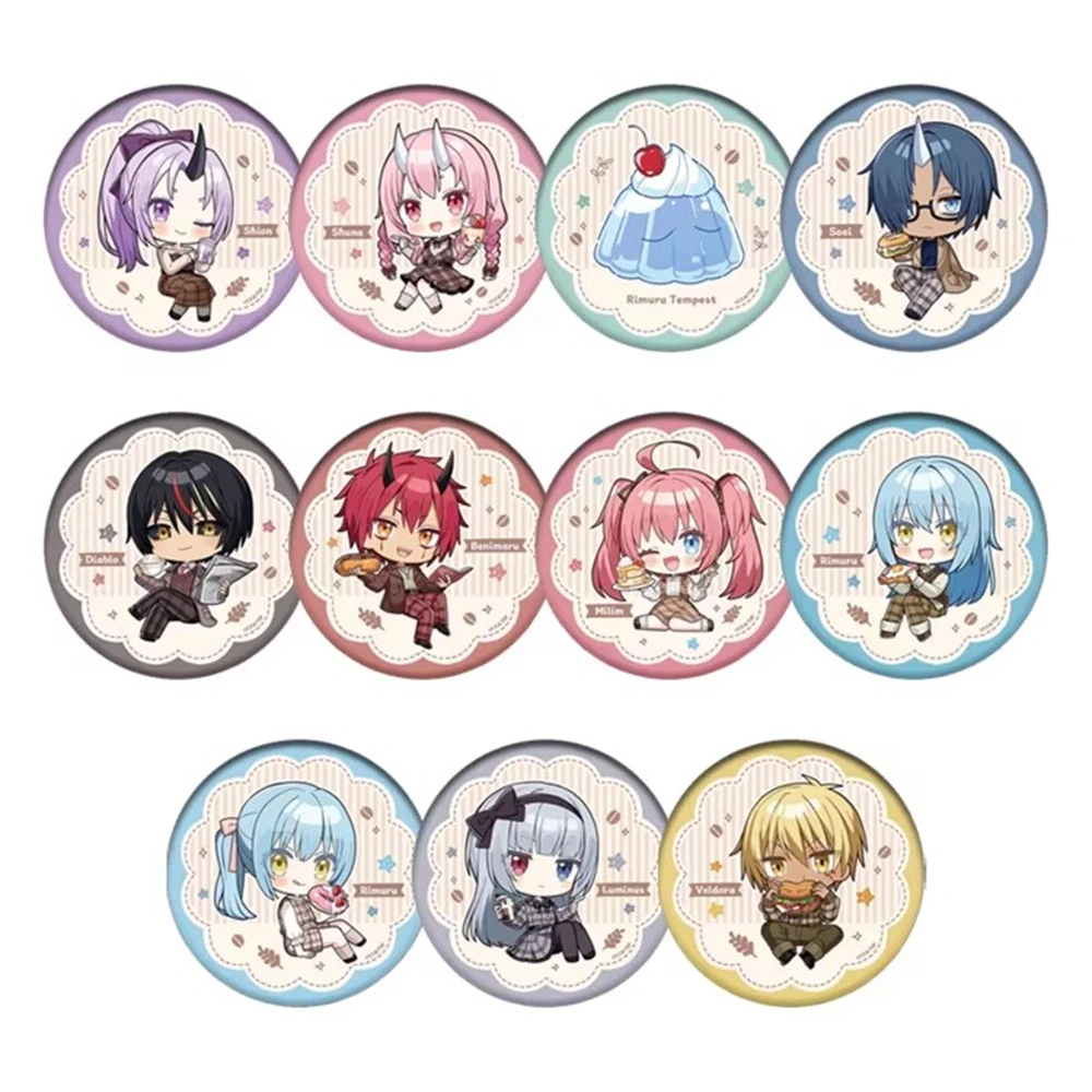 

58 мм аниме «В этот раз я перевоплотился в слизь» Benimaru Shuna косплей костюм значок булавка SPTE жесть брошь ﻿ Опора Gilf