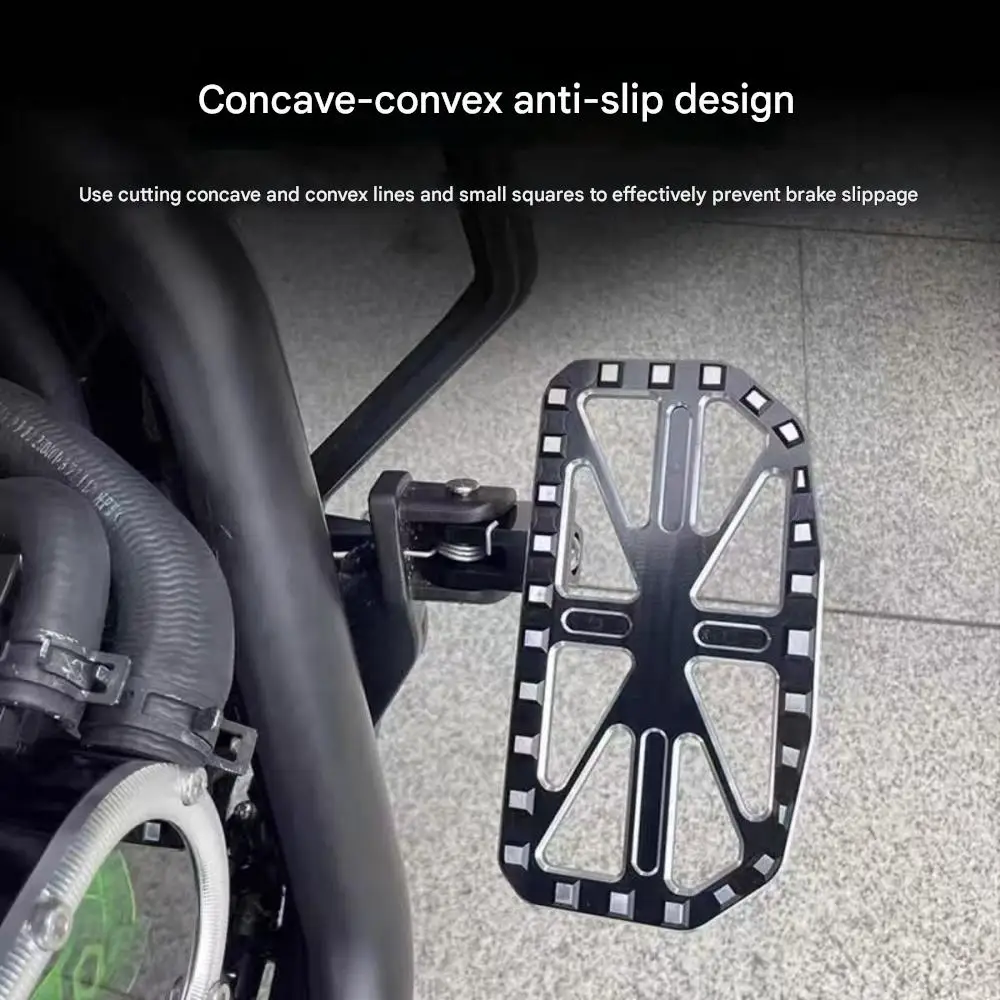 FOR Benda Napoleon 450 Custom CNC Enlarged Front Footpegs Widened Anti-Slip Footboards Optional Add-On Passenger Rear Footrests