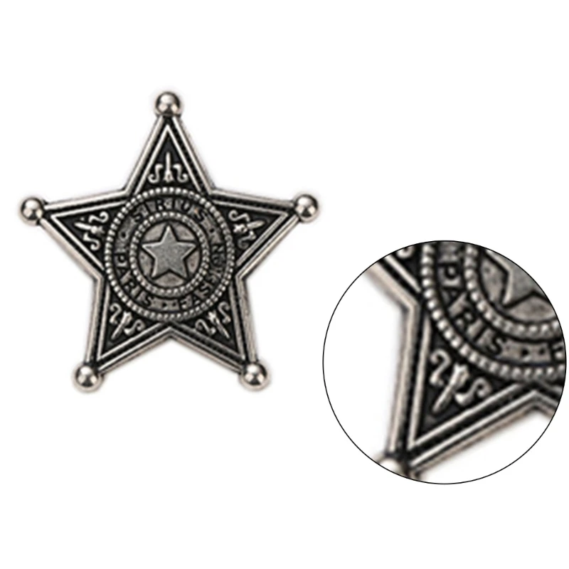 Metal Sheriffs Badges for Kids and Adult,Western Polices Vests Badges,Deputy Sheriffs Badges,Cowboy Party Decorations