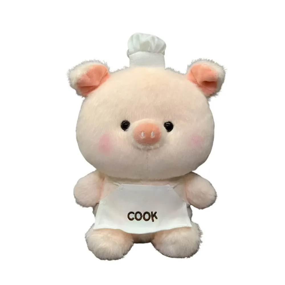 

Cute Chef Series Little Bear Plush Toy Pink Pig Koala Elephant Plush Doll Cute Rabbits Animal Duck Doll Kids Holiday Gifts