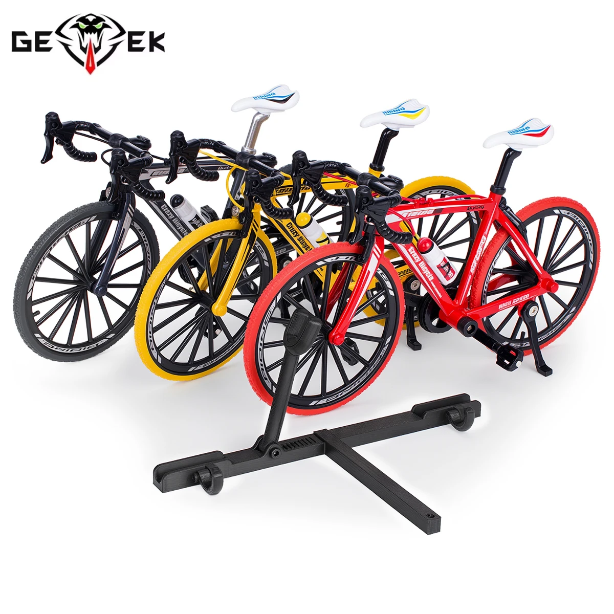 1/10 Scale Simulation Mini Bicycle Rear Bike Rack Decorative Toy for 1/8 1/10 RC Crawler Car TRX4 FCX10 SCX10 DIY