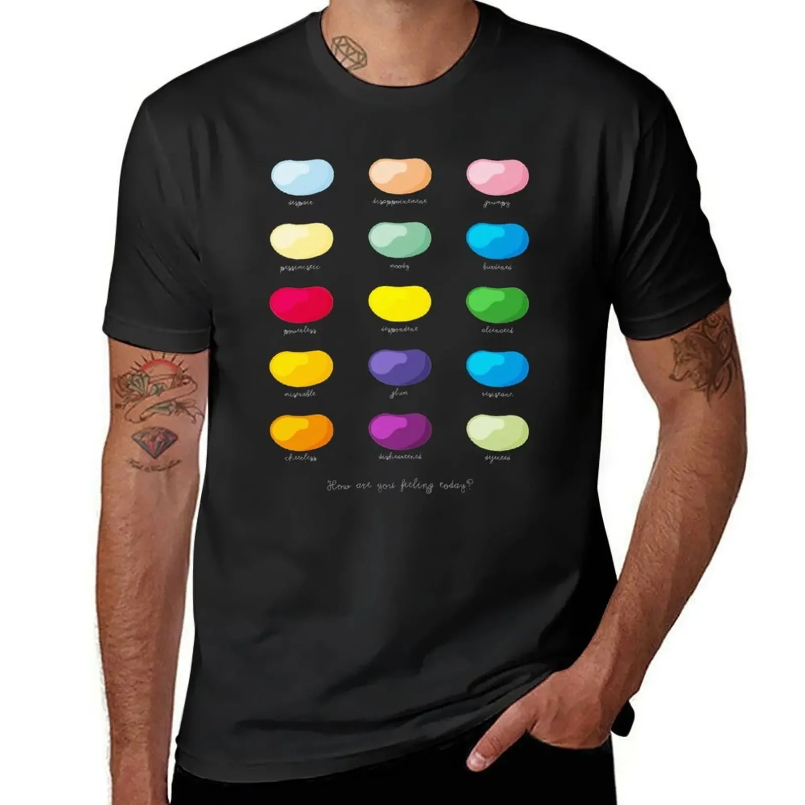 Every emotion beans T-Shirt boys whites essential t shirt big and tall t shirts for men