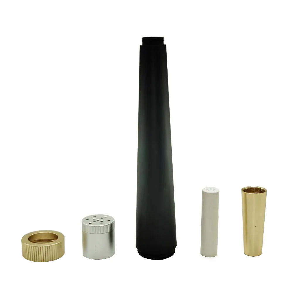 Removable Metal Tobacco Smoking Pipe Tobacco Cigarette Pipe With Filter Mouth Tip Herb Tobacco Pipe Cigarette Pipe Holder Filter