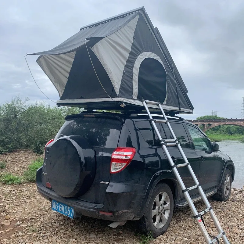 

Triangle Folding Roof Top Outdoor Travel SUV Hydraulic Automatic Aluminum Alloy Car Tent naturehike