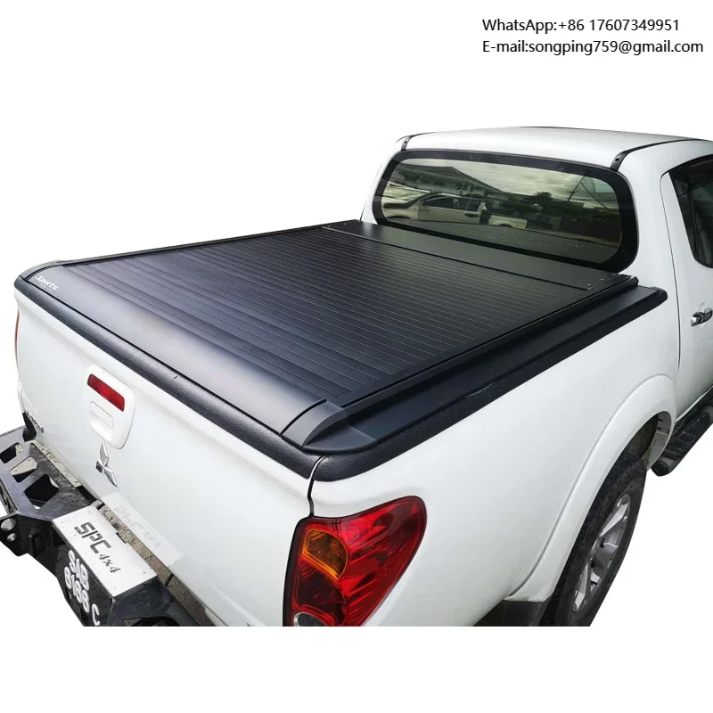

Pickup Truck Bed Cover Retractable Roller Lid Shutter Retractable Roll up Lock Bed Cover for ISUZU Pickup Truck