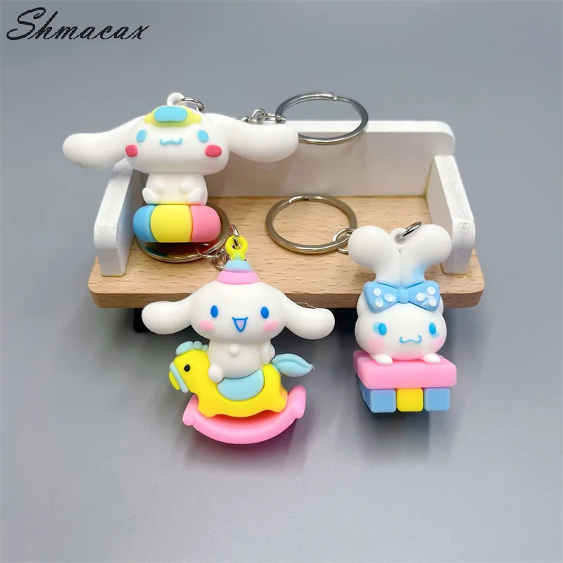 Cinnamoroll bag parts school bag chain key chain cartoon popular Cinnamoroll decoration gift back to school gift