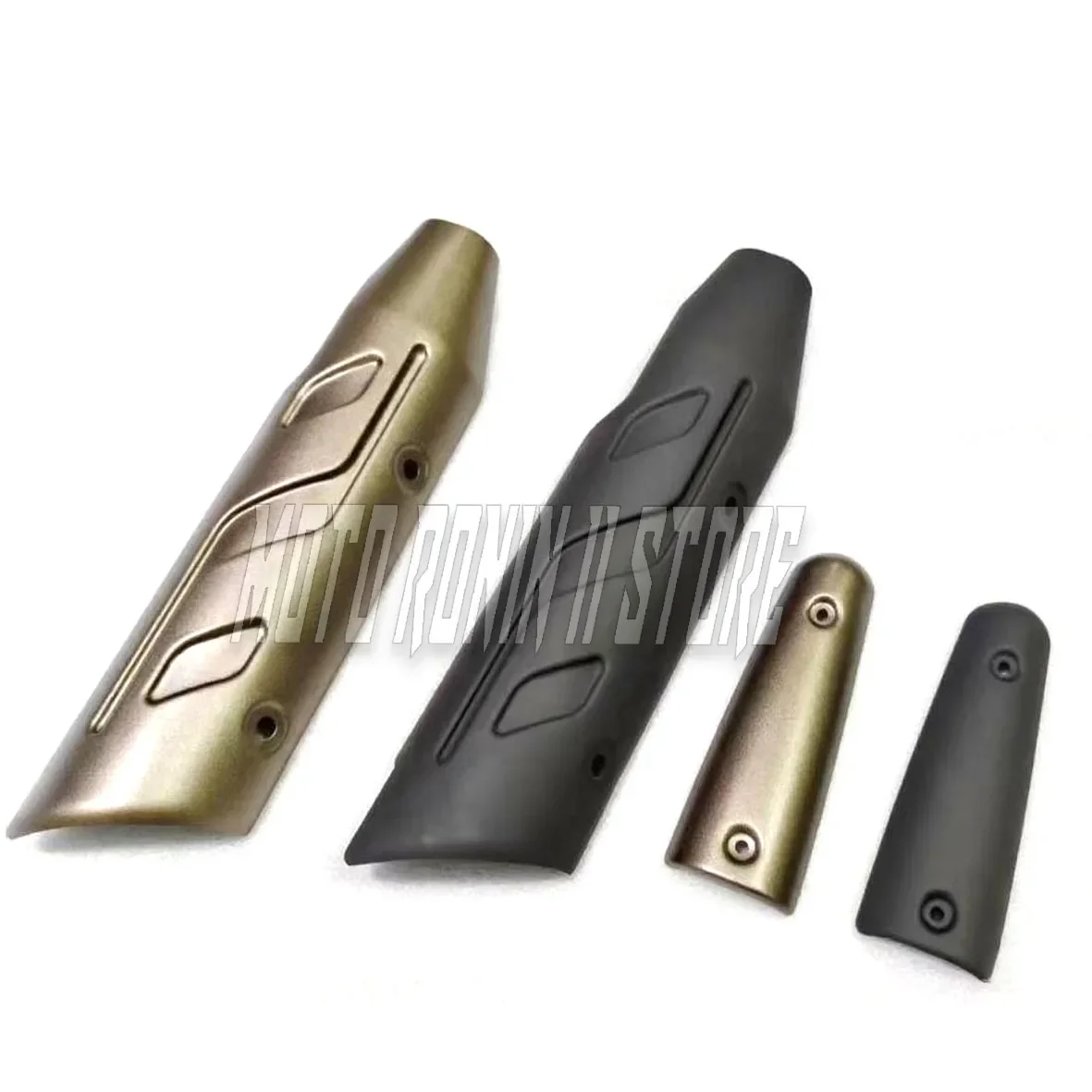Exhaust Pipe Cover Muffler Cylinder Elbow Decorative Cover Anti-scalding Plate Brand New for QJMOTO SRV700 700SRV