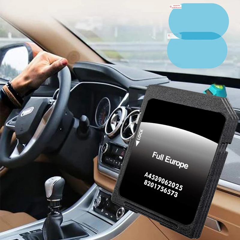 

GPS-карта для Smart 453 с Cool & Media Navigation 2025, SD-карта, полная система навигации по Европе, Sat Navi A4539062025 8201756573