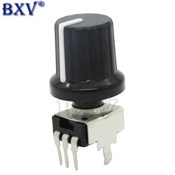 5Pairs = 10PCS RV09 Vertical Adjustable Resistor 3Pin Seal Potentiometer 1K ~ 500K Ohm For Arduino With Knob Yellow Cap
