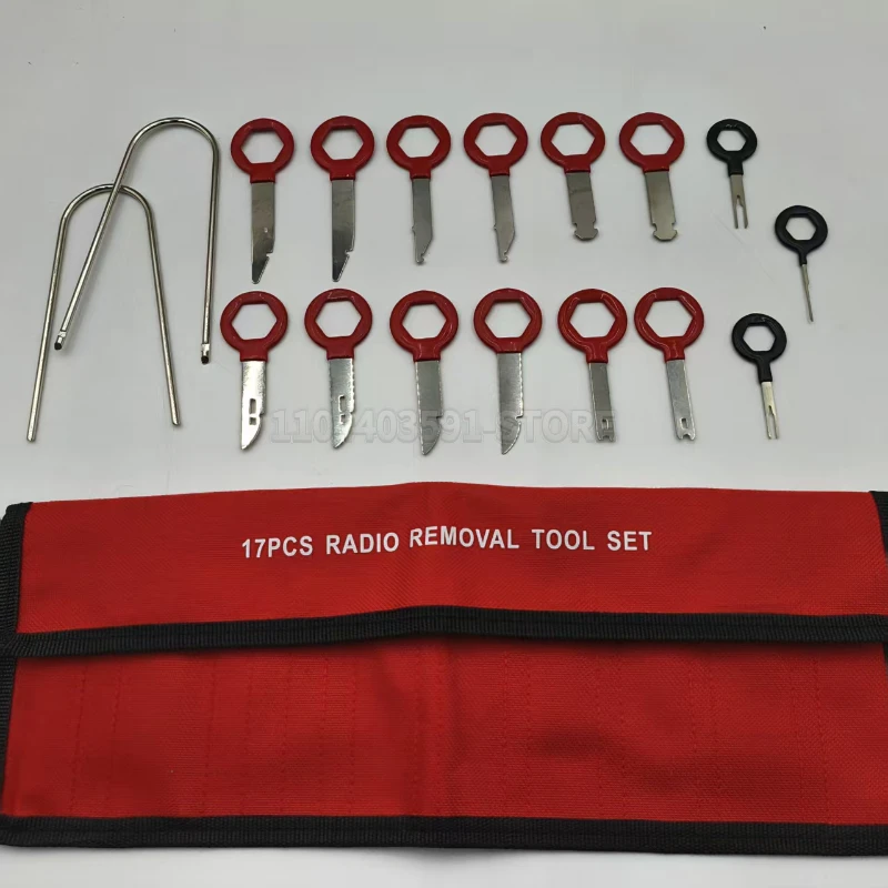 

Набор из 17 предметов, инструмент для разборки аудиопанели автомобиля, грузовика, применимые инструменты для ремонта приборной панели Volkswagen Audi BMW Ford Easy