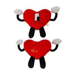 48Cm Kawaii Un Verano Sin Ti Bad Bunny Plush Toy Stuffed Soft Anime  Bad Bunny Heart plush Fashion Children Gifts Doll Birthday