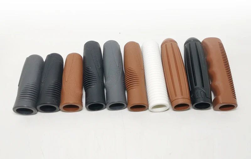 Q029 Bike Grips Retro Vintage Bike City Bicycle Grips Comfortable Classic Old Models Folding Non-slip Rubber Shock Absorbers