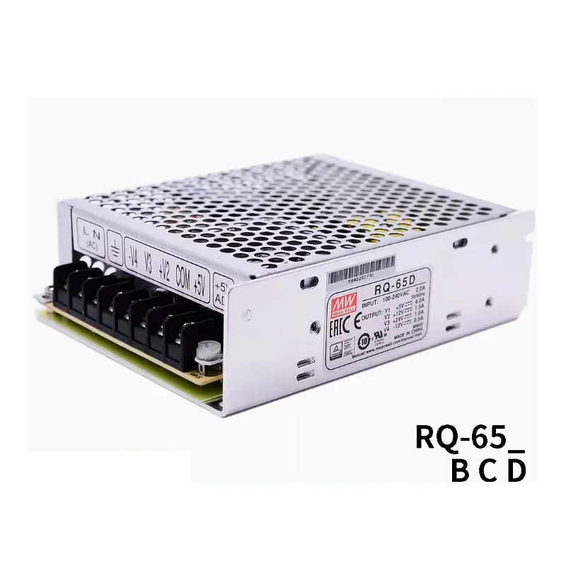 

MEAN WELL RQ-65C 5V5A+15V2A-5V0.5A-15V0.5A четырехходовой импульсный источник питания 65 Вт четыре группы