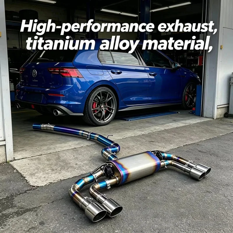 

Valvetronic Exhaust Catback System for Volkswagen Golf 8R 2.0T 2020-2024 Titanium Alloy Car Exhaust Pipes Sound Upgrade
