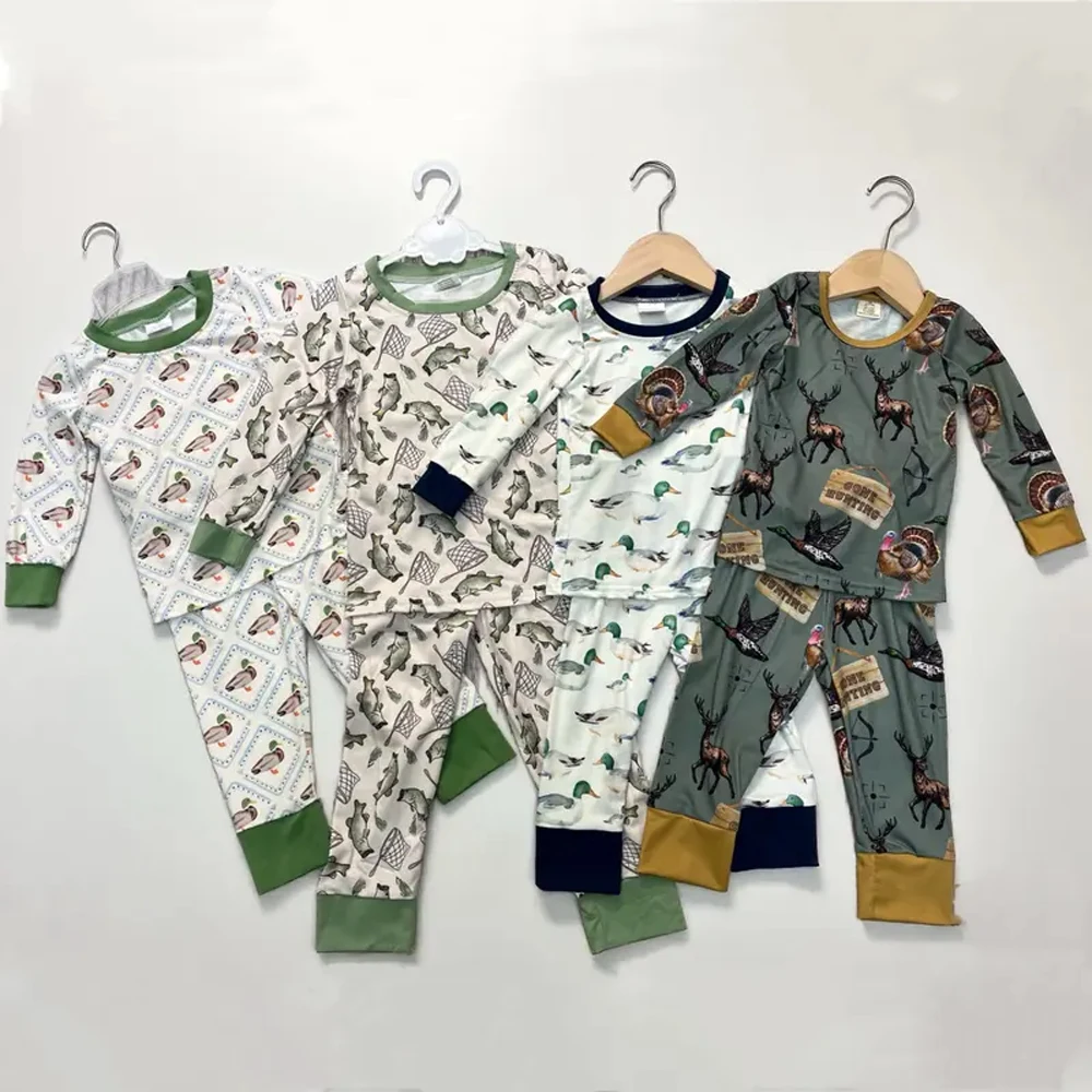 

z1017-19 BLP1086 Wholesale New Arrival Sibling Matching sets kids clothes boys pajamas Set Boutique baby boy clothes