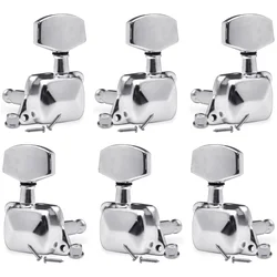 3+3 Semi-closed Guitar Tuners String Tuning Pegs Keys Machine Heads Set for for Acoustic or Electric Guitar