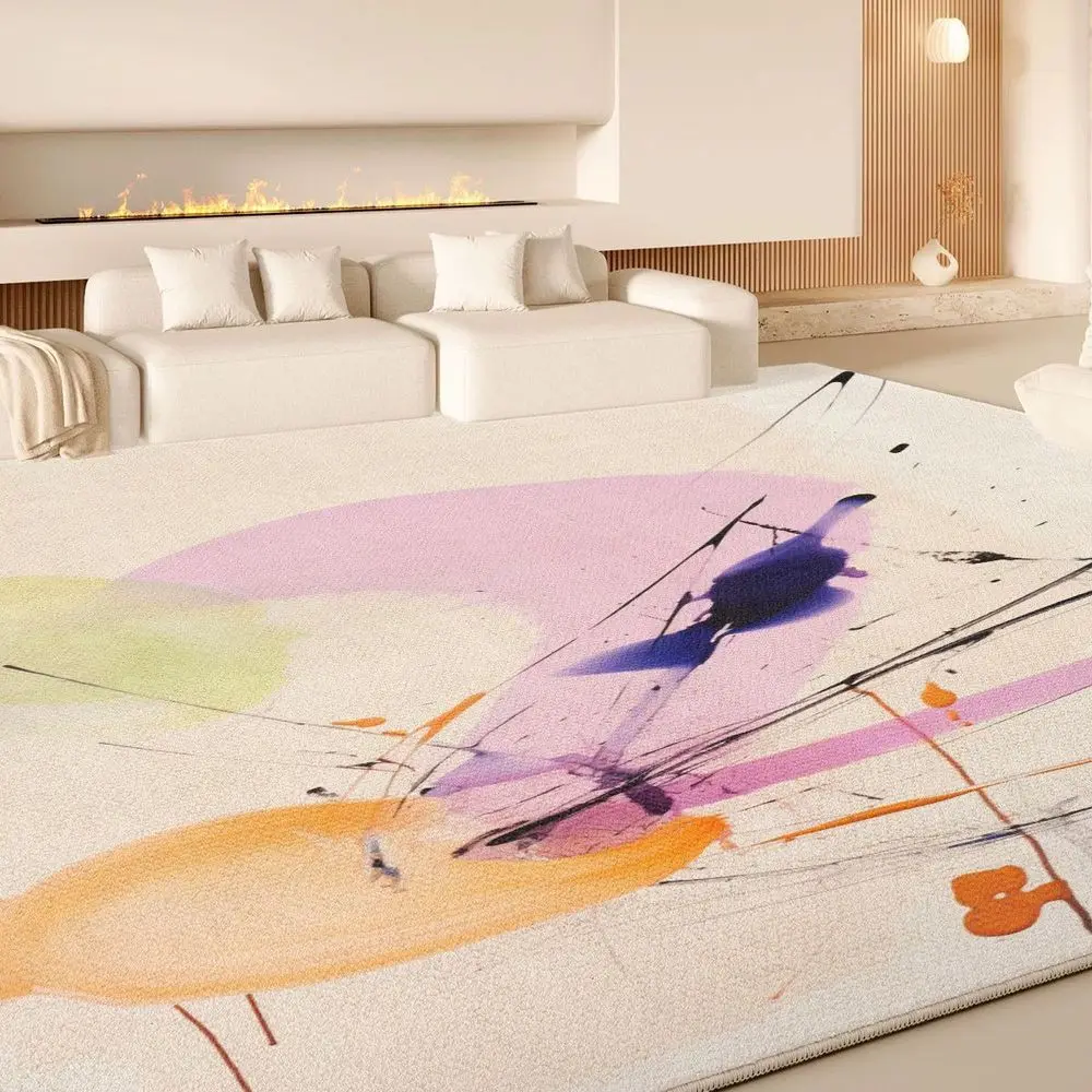 

VIKAMA Plush Loop - Pile Material Universal Mat for Living Room and Bedside, Lightweight and Portable, Warm-keeping and Breathy