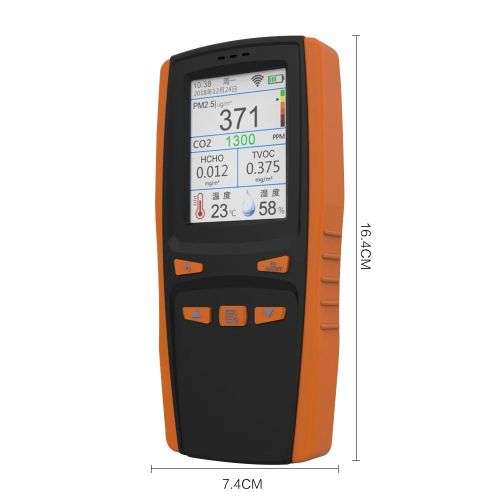 Dienmern 휴대용 CO2 감지기, 산업용 다기능 CO2 분석기, 스마트 센서 테스터, 홈 모니터링 시스템, 인기 판매