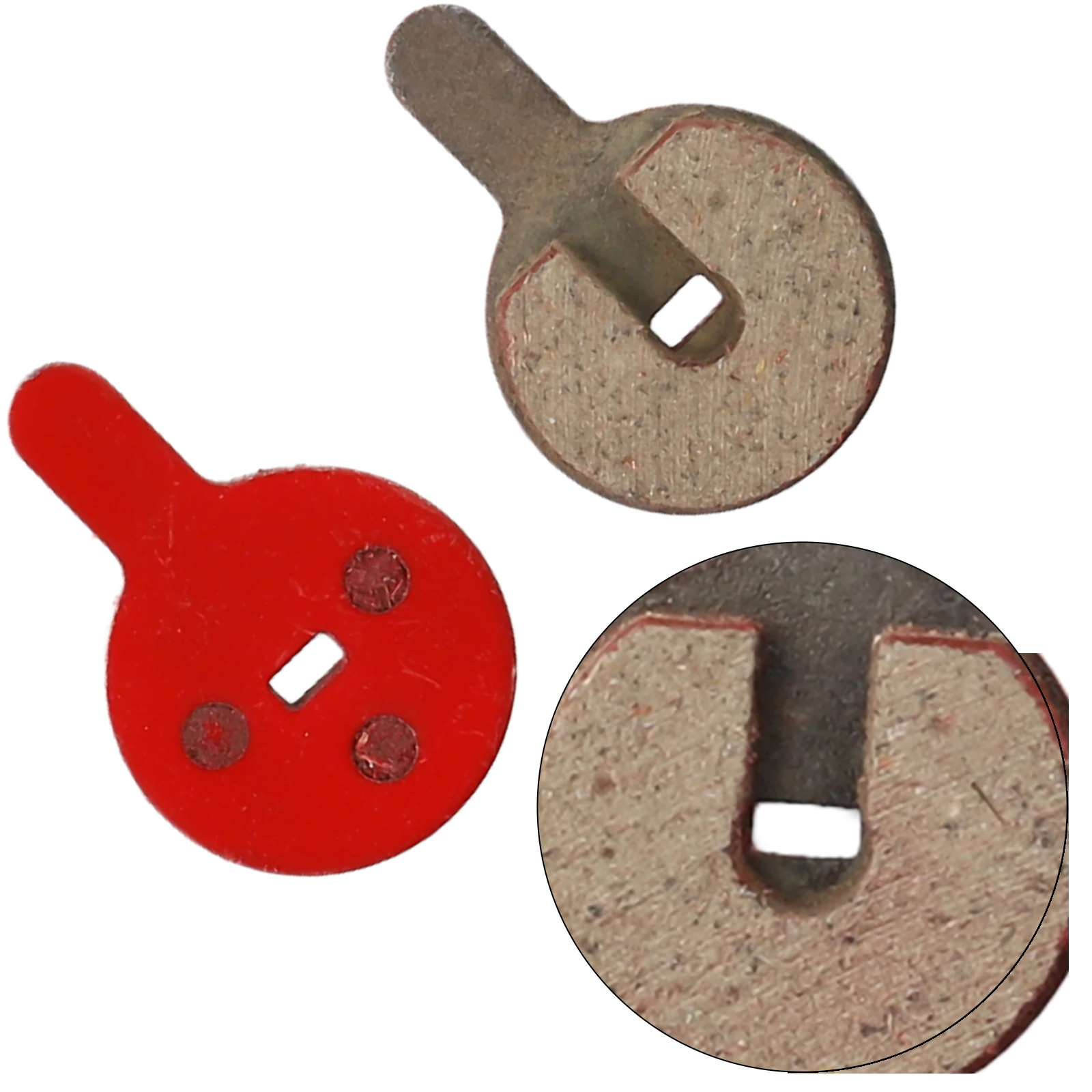 1 Pair Bicycle Brake Pads Electric Scooter Red Rimming Pads Organic Resin Mountain Bike Disc Brake Pads For G2 Pro BB8