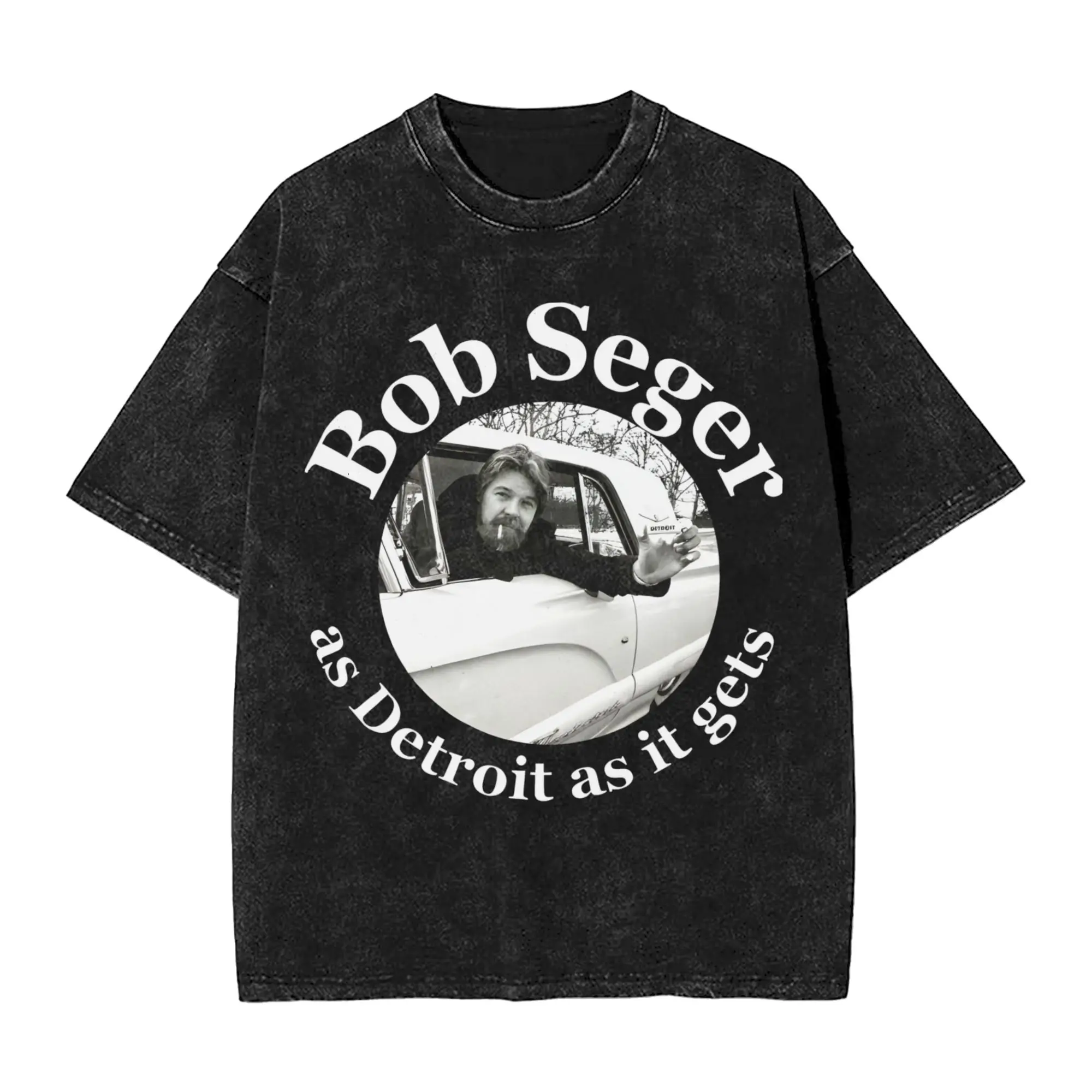 Bobs legend rock and Roll Segers Final Tour  Merch Washed T Shirts Men Women Streetwear Hip Hop T-Shirt Graphic Printed