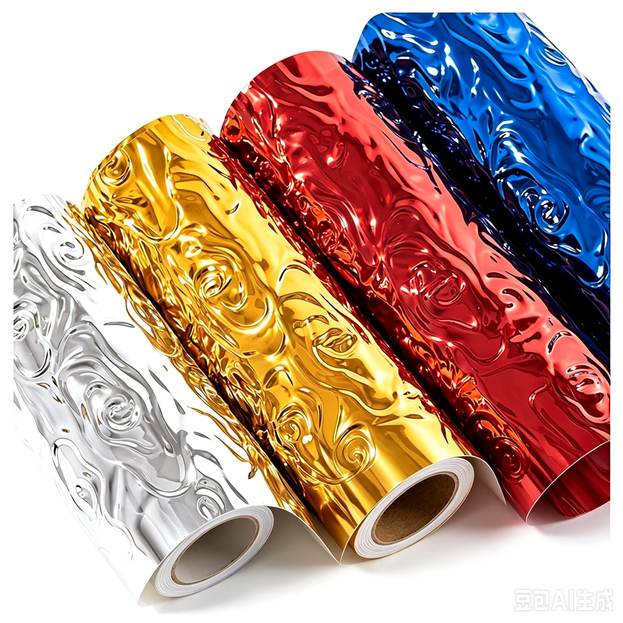 Auspicious Cloud Water‑Ripple Film, Metal Finish Decorative Self‑Adhesive Film for KTV Ceiling, Wedding & Background Wall