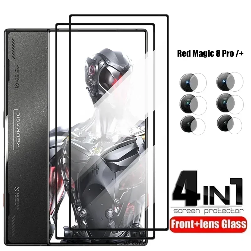 

Tempered Glass for ZTE nubia Red Magic 8 Pro 9 8s 8 Pro+ Screen Protector Camera on Red Magic8 pro 8pro Plus HD Protective Glass