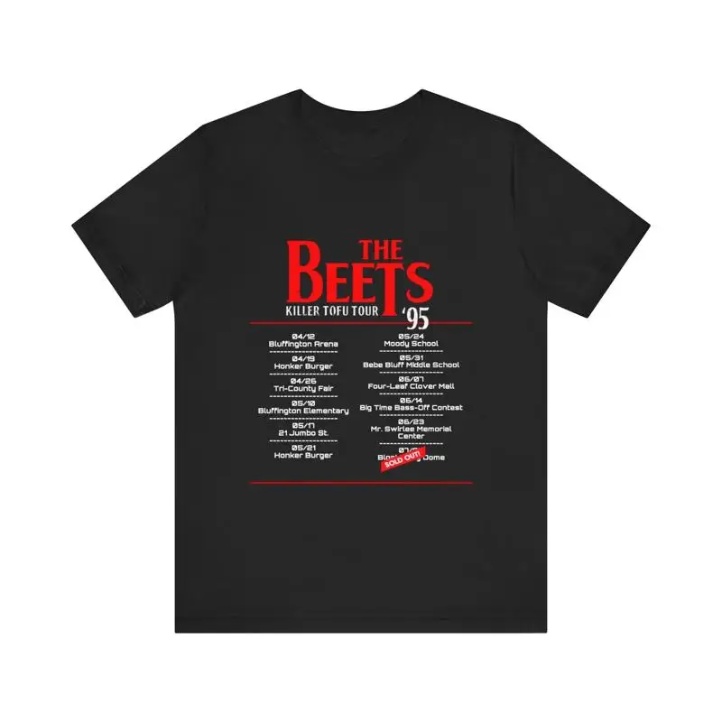 The Beets Killer Tofu 95 World Tour Short Sleeve Tee
