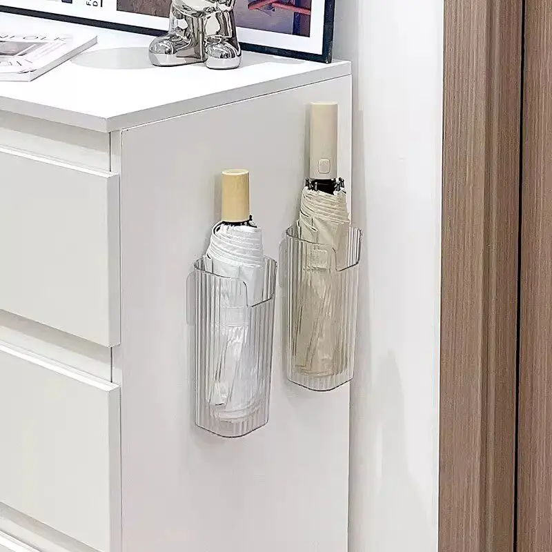 

LTT Umbrella Storage Box Multifunctional Household Straw Storage Rack No Punching Wall Mount Rack