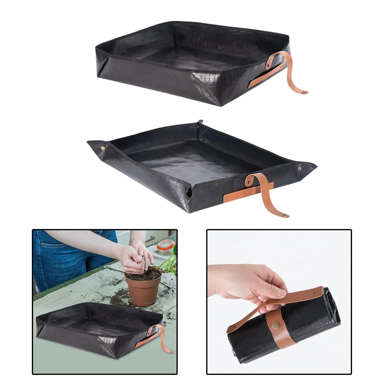 

Plant Repotting Mat Transplanting Potting Mat Reusable Yard Portable Lawn Gardening Sheet Folding Thickened Gardening Pot Pad