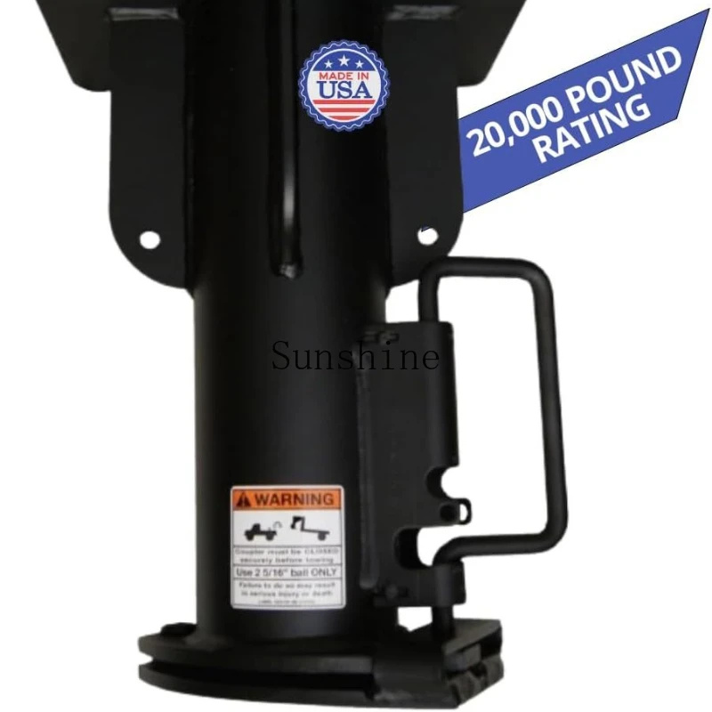 

Universal Trailer Gooseneck Adapter Adjustable Height 30.5-38-43cm Remote Control