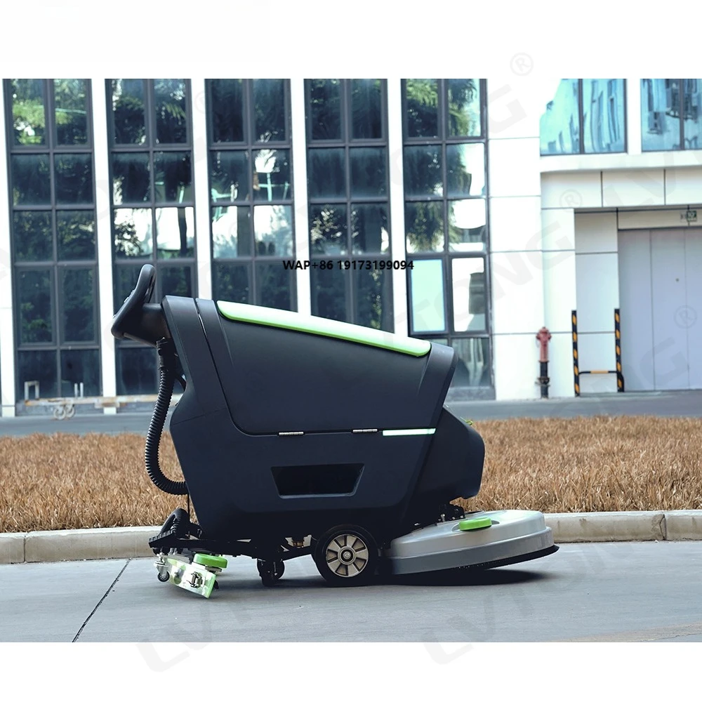 Robotic Floor Scrubber Battery Powered Automatic Cleaning Machine For Large Areas