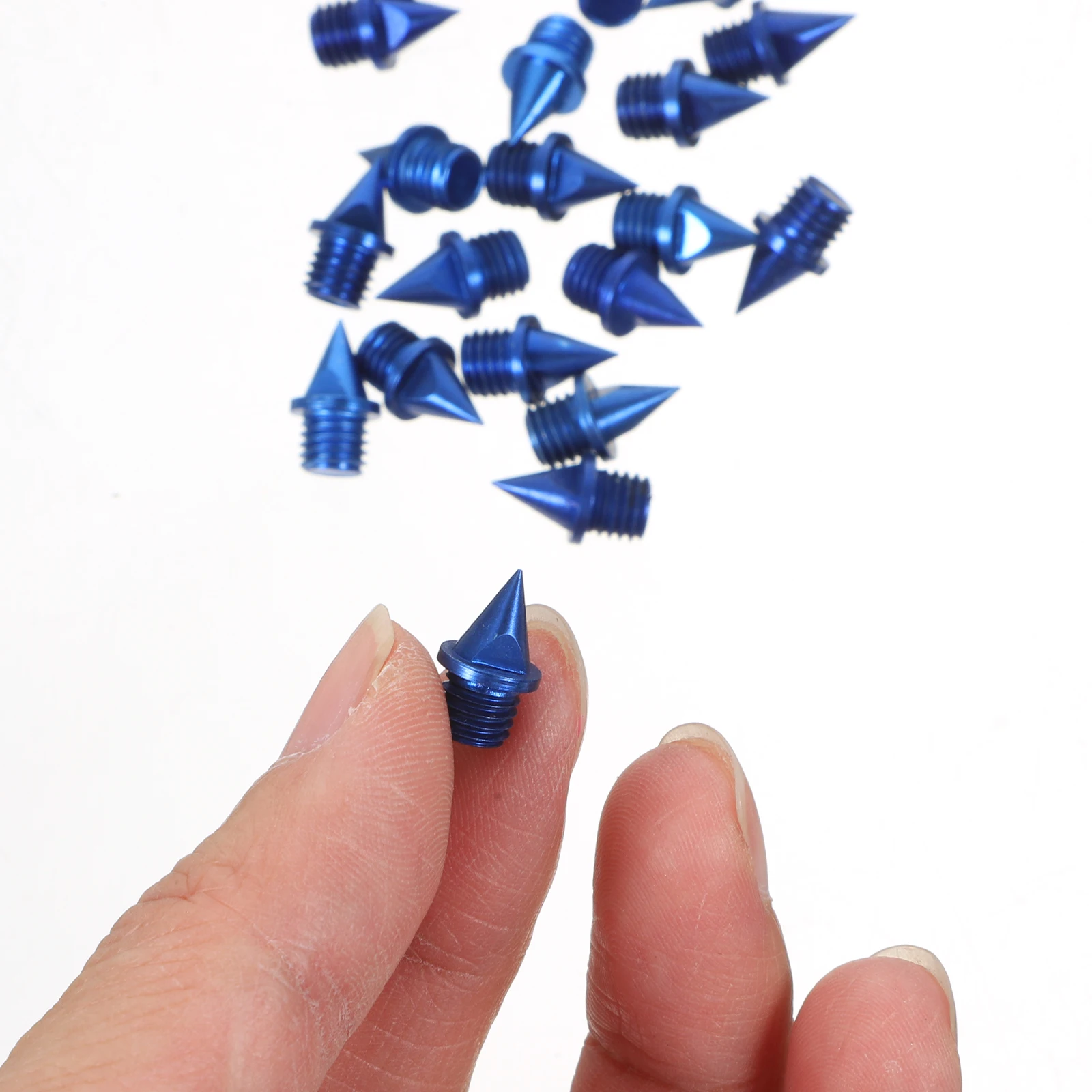 

1 комплект жестких металлических шипов для обуви из углеродистой стали для бега, прыжка, длинная посадка, сменные шипы для спринту для гусениц