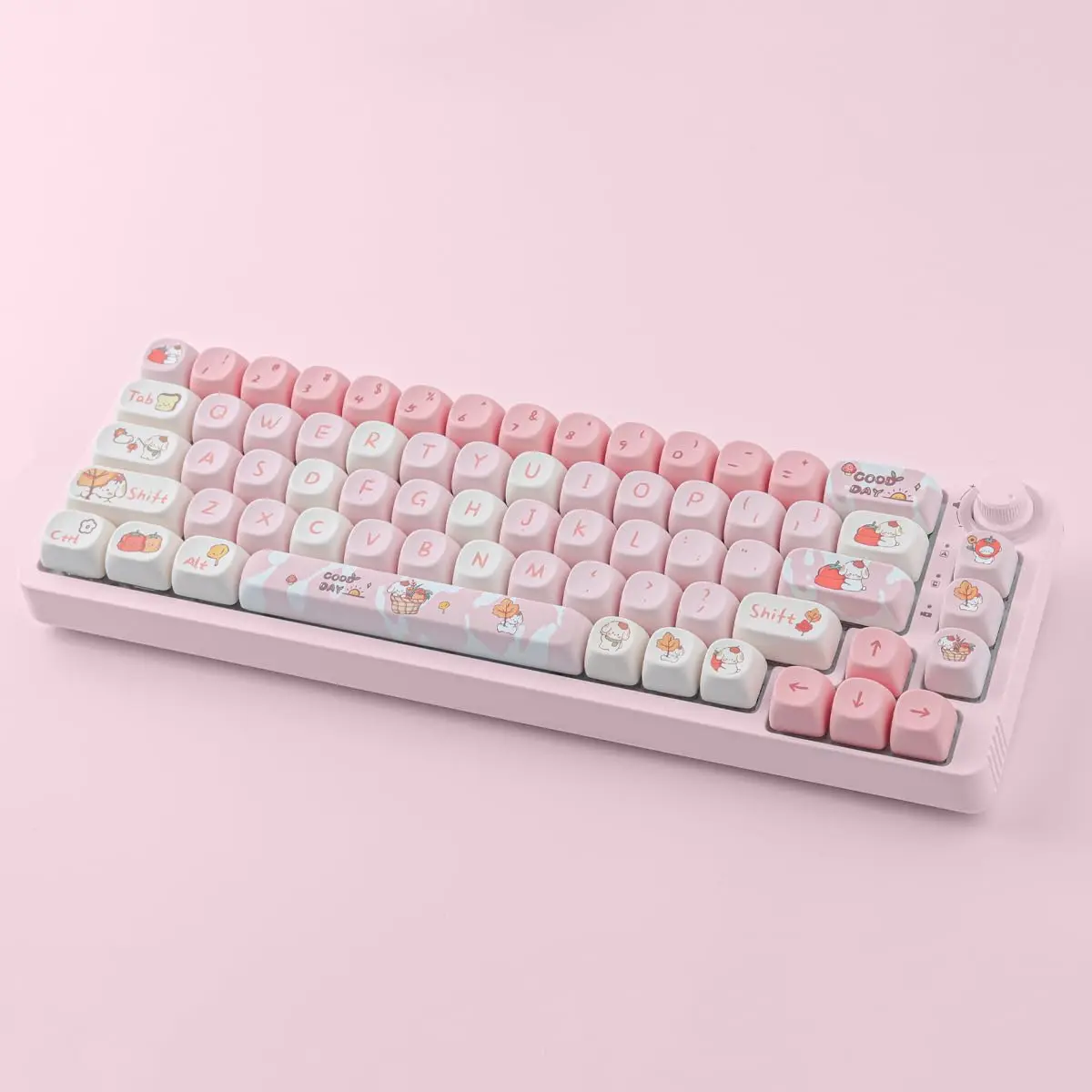 Keycap Kucing Kecil EMO Sublimasi Termal PBT Tinggi 75/87/98/104/140 Keycap Keyboard Mekanis Kunci