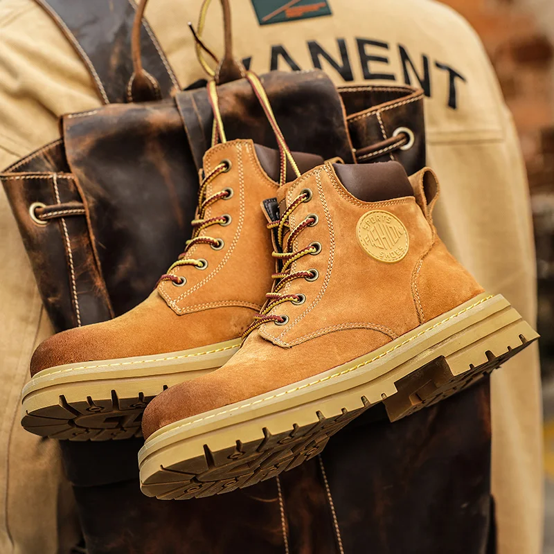 

New Men's Shoes: Chelsea Boots for Men, One-Click Slip-On Fashion Boots, Large-Size Reversible Leather Short Boots, Men's Genuin