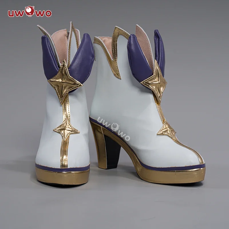 Cosplay League of Legends/zapatos de disfraz Star Guardian Akali SG Akali zapato de Cosplay