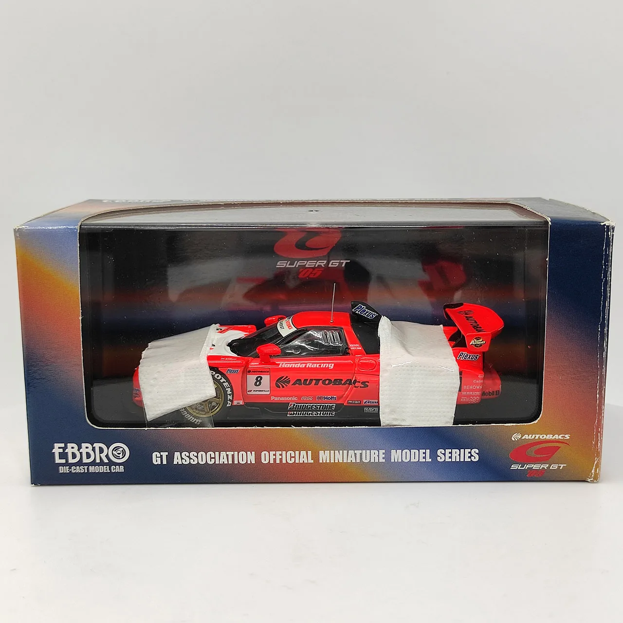 Pressofuso EBBRO Scala 1:43 SUPER GT 2005 ARTA NSX Arancione Modello di Auto In Lega Da Collezione Giocattolo Regalo Souvenir Display Ornamento