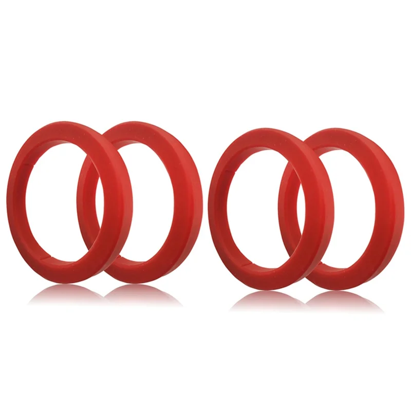

Silicone Gasket For E61 Espresso Coffee Machine - Red Silicone Ring Compatible For EXPOBAR E61/KEES/WEGA 4Pcs-B61B