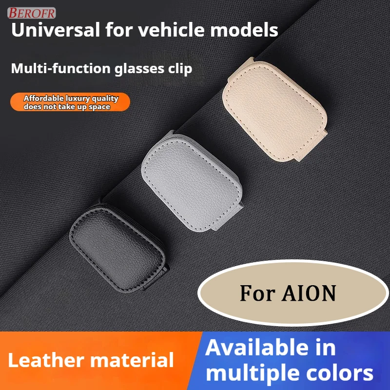 

1PC Car Sun Visor Glasses Clips Interior Eyeglasses Storage Holder Compact Storage For AION Y V SMAX RT SPlus S