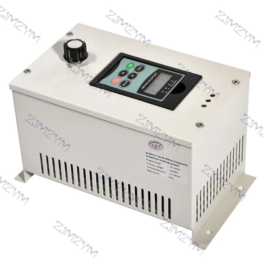 2500W Kit riscaldatore a induzione elettromagnetica Controller Macchina di riscaldamento a induzione ad alta frequenza per estrusione di plastica 220V
