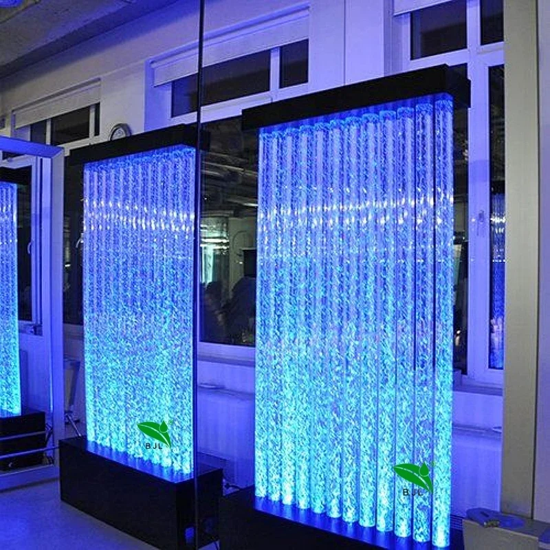 

Customization.Home Decor Floor Standing Room Divider LED Glowing Water Bubble Wall Screen