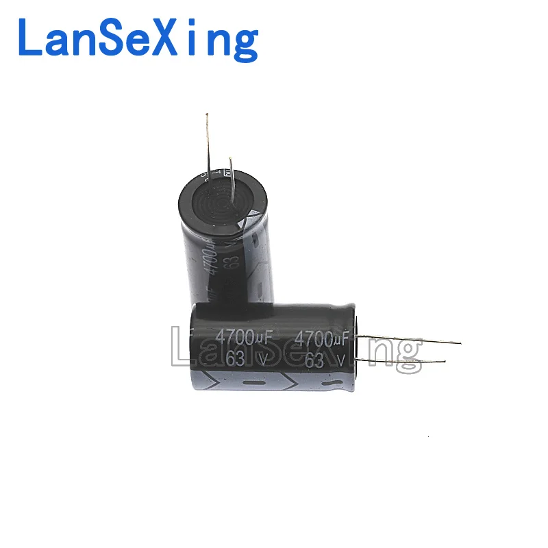 

63v4700uf power amplifier audio power supply lead long pin electrolytic capacitor 4700uf63v 22x41 inline capacitor