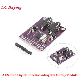 2Pcs/1pc ADS1293 ECG Digital Electrocardiogram Physiological Signal Measurement Module 3 Channel 24 Bit Analog Front End ADS1292