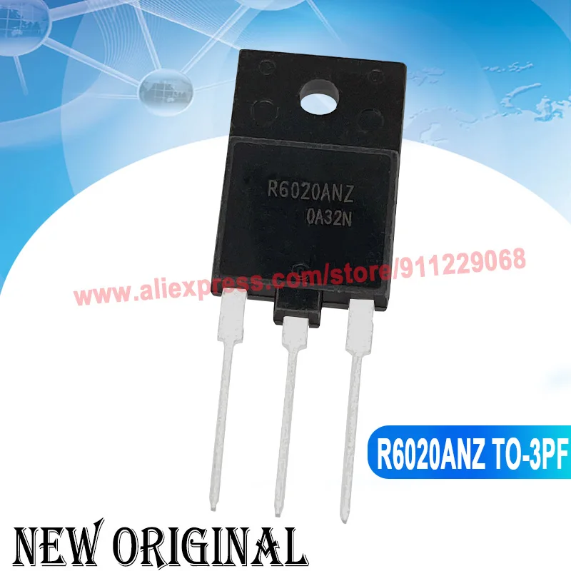 (5 Pieces) R6020ANZ  TO-3PF 600V 20A / D83M-006  DSAD83M-006 / L4204S  400V 20A / GT30J122  TO-3PF