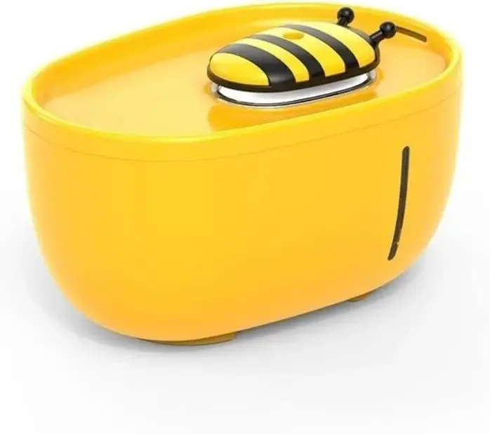 Smart Pet Water Fountain Dispenser 2L Capacity Quiet Waterer with LED Light for Cats Dogs